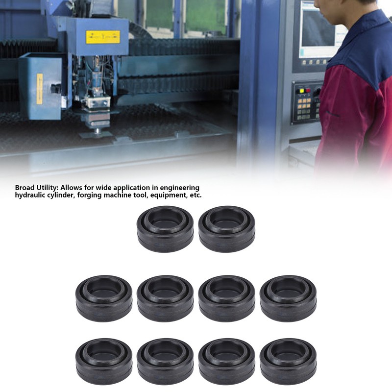 10Pcs Spherical Bearing Plain Radial Deep Grooved Ball Accessory Set