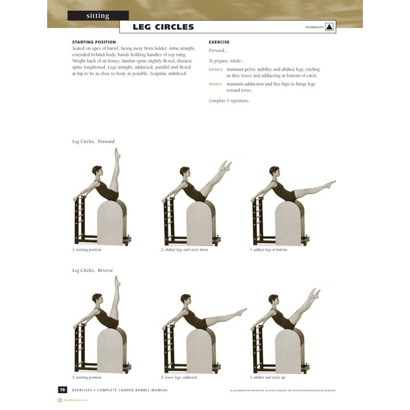 STOTT PILATES Manuale - Barilotto completo della scala