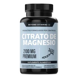 Citrato de Magnesio 2100mg con Acerola y Vitamina D3  Suplemento alimenticio de Magnesium Citrate  Vitaminas Mujer  Hombre  Polvo Concentrado en 180  