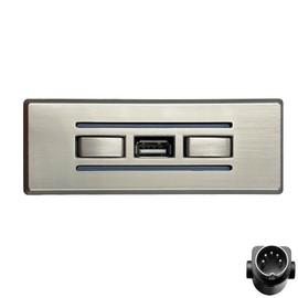 Power Recliner Kaidi 4 Button 5 Pin Switch Hand Control Controller Model KDH134D-008 Replacement with USB and Backlight