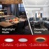 CanoLight 4" 9W Recessed LED Slim Pot Light with 2W