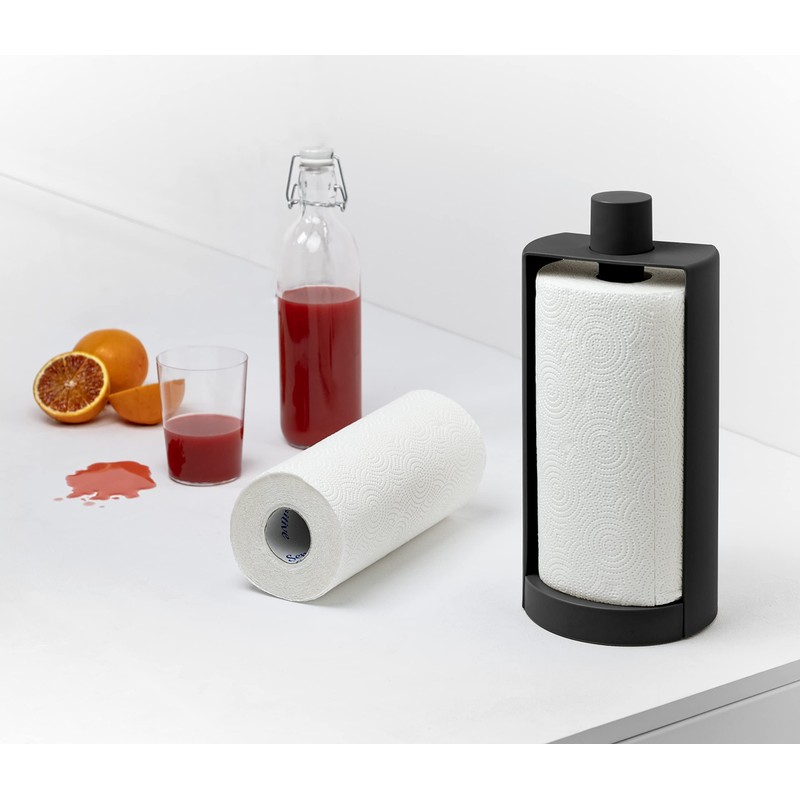 Stop Toilet Roll Holder (Carbon Black)