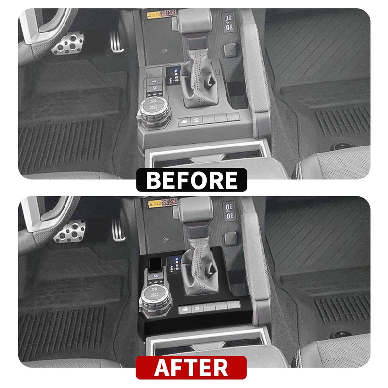 JeCar Gear Shift Panel Cover Interior Decoration Trim Compatible with