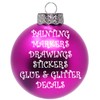 Sleetly Pack of 32 Purple Christmas Tree Baubles
