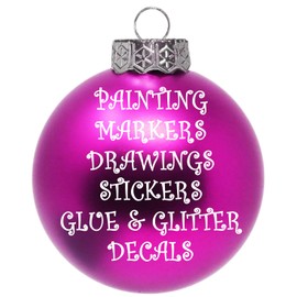 Sleetly Pack of 32 Purple Christmas Tree Baubles