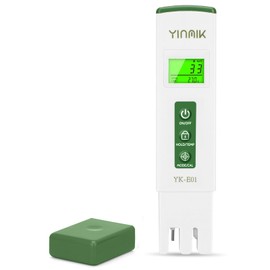 YINMIK Digital EC Meter Accurate TDS EC Tester with Thermometer Water Tester Drinking Water Professional PPM Meter for RO and Conductivity Meter for Pool Aquarium with PPM500 and PPM700 Mode