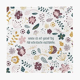 Grafik-Werkstatt Napkins with Saying | Pack of 20 | 12.5 x 12.5 cm | White | Guter Tag