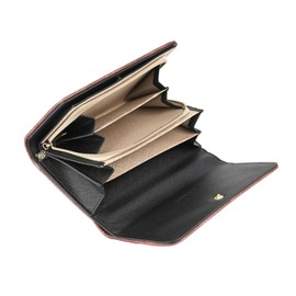 Laura Biagiotti Ladies PU Leather Wallet with Gift Box, Large Maila Brick, Modern