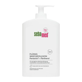 sebamed Liquid Wash Emulsion with Dispenser, 400 ml, Soap-free Cleansing for Sensitive and Problematic Skin, Helps Against Irritation and Dehydration, for Hands, Face and Body Cleansing