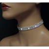 EFTOM Rhinestone Necklaces for Women 14K Gold Plated Diamond Choker