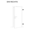 Door Lock PZ Lock Class 2 Backset 55mm Gutter 20mm