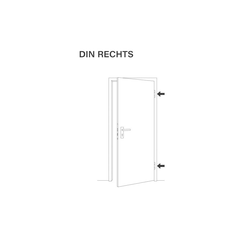 Door Lock PZ Lock Class 2 Backset 55mm Gutter 20mm