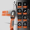 SUZUME Digital Torque Wrench 3/8 Drive (4.9-99.6 Ft. Lb/ 6.6-135