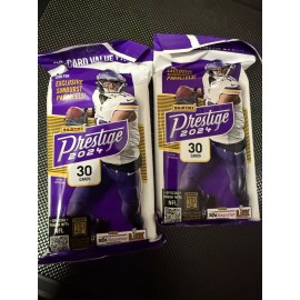 TWO OF 2024PRESTIGE Football Fat Pack Cello Box Value Factory Sealed 30 Cards