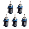 HiLetgo 5pcs WXD3-13-2W 10K Ohm Multi-Turn Wirewound Potentiometer 10K Ohm
