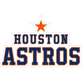 (NOT A PATCH) Houston Astros Baseball HTV Heat Transfer Vinyl Iron On - 8" Inches