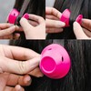 JANYUN 40 Pcs Pink Magic Hair Rollers Include 20pcs Large