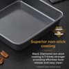 Tower T943012HG13 24cm Square Bake Pan Made from Aluminised Steel