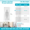 Ga-Geetopia Narrow Size - EVA Thin 3D Plastic Shower Curtain