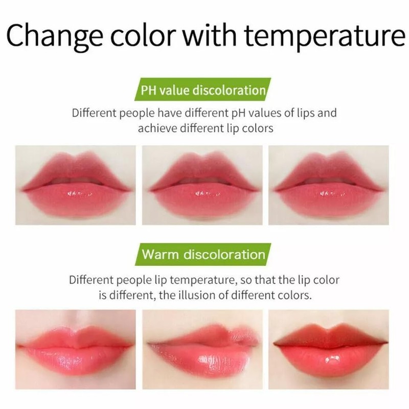 Aloe Vera Color Changing Lipstick, Long Lasting Moisturizing Jelly Lip