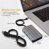 USB C Hub with 4K HDMI VGA USB3.0 3.5mm Audio