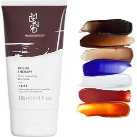 Madison Reed Color Therapy, Caffe, Color Depositing Hair Mask & Deep Conditioning Treatment, Intensely Hydrating, Refreshes Color & Tone, Keratin & Argan Oil, 4 Fl Oz (118 mL)