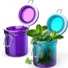 SafeDelux Smell Proof Jar with UV Protection, Airtight Glass Container,