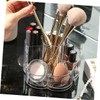 WOONEKY Makeup Brush Holder Rotatable Vanity Organizer with Compartments Compact