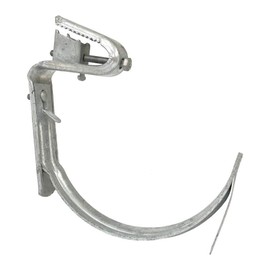 Gutter Holder for Trapezoidal and Corrugated Sheets Semi-Circular RG333 Galvanised Steel