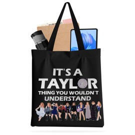 Herton Music Lover Gift for Women Tote Bag, black