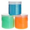Juvale Slime Containers with Lids - 8 Pack Clear Plastic