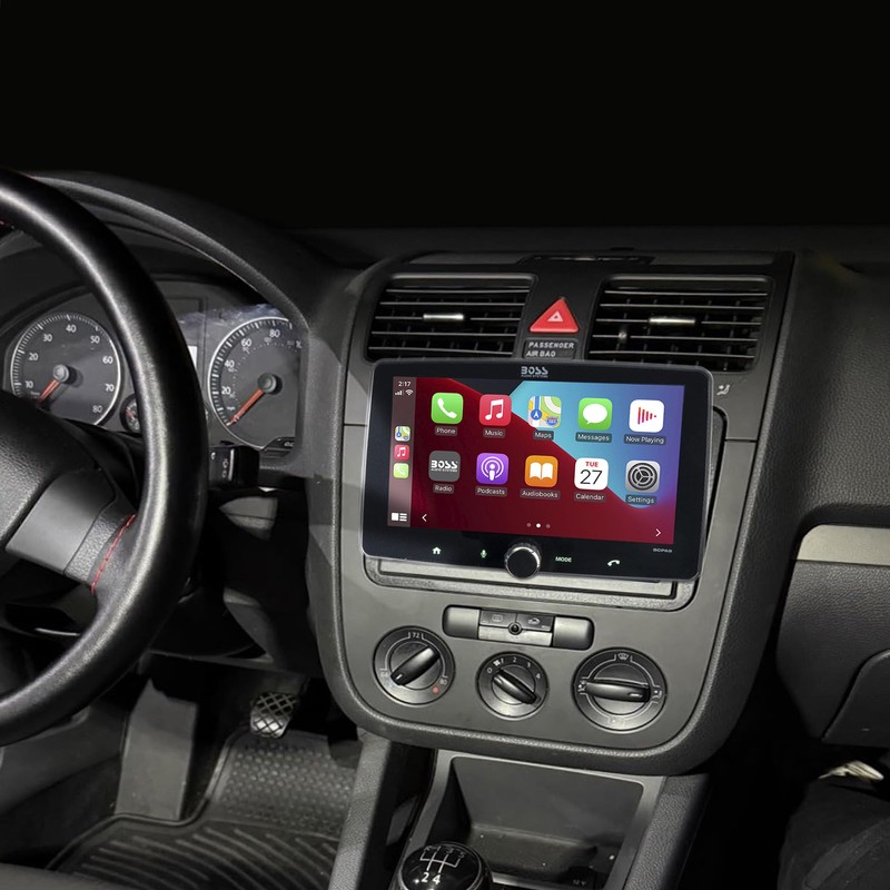 Scosche ICVW6BN Double DIN Radio Install Dash Kit Compatible with