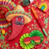Lewtemi Mexican Piñata Small Red Chili for Birthday Party Cinco