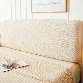 Stretch Headboard Covers Slipcovers for Queen King Full Twin Cal King Bed Headboard Slipcover, Bed Head Cover Dustproof Protector Cover for Bedroom Décor (Color : 46#, Size : King:(75''-82''))