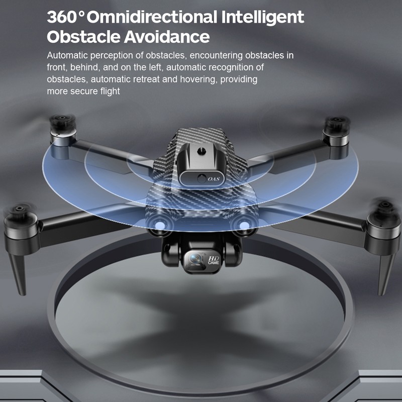 Remote Control Drone with Camera 4K Dual Camera 360° Infrared