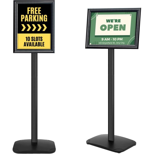 Does not apply Heavy Duty Pedestal Sign Holder for Display,
