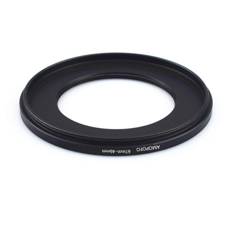 67 mm - 46 mm step-down rings filter adapter ring,