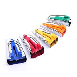 Kuroobaa Bias Tape, Easy to Make, Tape Maker (Set of 5 Sizes), For Piping Around Armholes and Necklines, Making Original Works