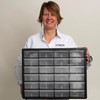 Akro-Mils 24-Drawer Plastic Drawer Storage Cabinet for Garage Organization, Bead