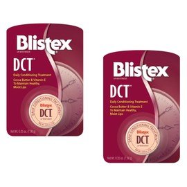 Blistex DCT Lip Moisturizer – Daily Conditioning Treatment with Cocoa Butter & Vitamin E, Maintains Healthy, Moist Lips, 0.25 oz (Pack of 2)
