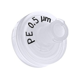 GVS Filter Technology, Syringe Filter, ABLUO, 13 mm, PE Membrane, 0.5µm, PP Housing, 10/pk