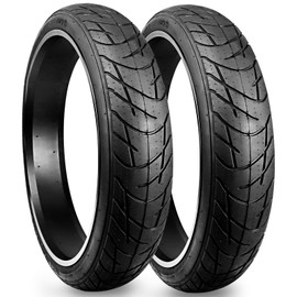 WEEROCK WEEROCK 2 PCS Bike Fat Tires 26 x 3.0 Inch Bicycle Fat Tyre Folding Bead Tire Electric Bike Tires Compatible Wide Mountain Snow Bicycle