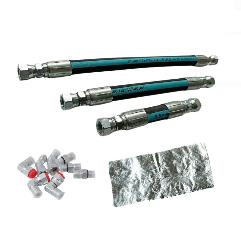 BuliBoao HPOP High Pressure Oil Pump Hoses Kit with Crossover