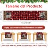Camino de Mesa Navidad Estampado, Camino de Mesa Invierno Diseño