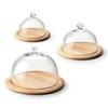 Continenta Round Board with Groove, Wood Light Brown, One Size