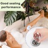 2 PCS Bath Plug, Universal Bath Plug With Chain Stainless