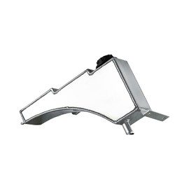 Cubauto Aluminum Coolant Overflow Reservoir Tank For 1999-2005 2002 Ford F250 F350 F450 Overflow Tank Aluminum Radiator Catch Cans 2000 2001 2002 2003 2004 Overflow Tank