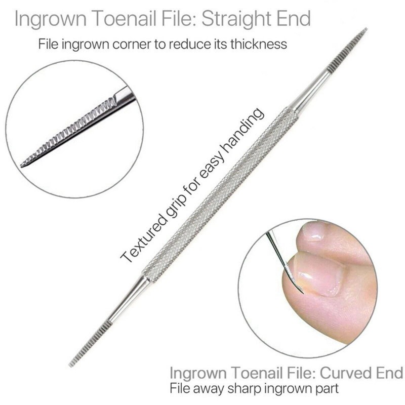 12Pack Ingrown Toenail Tool Kit Nail Treatment Foot Hands Pedicure