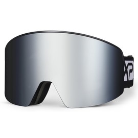 EXP VISION Ski/Snowboard Goggles, Magnetic Lens Snow Goggles with Anti-Fog & UV400 Protection for Men & Women