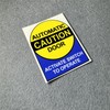 Horayten Warning Car Stickers Automatic Door Caution Activate Switch to